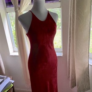 Red silk maxi fully lined Gorgeous ❤️